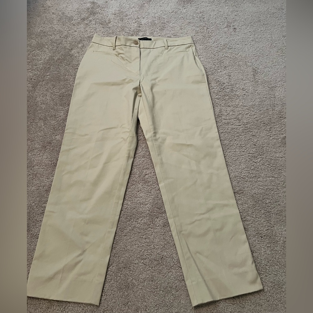 Ann Taylor Khaki Pants (Ankle)